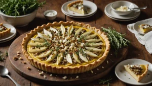 tarte au endives et chevre