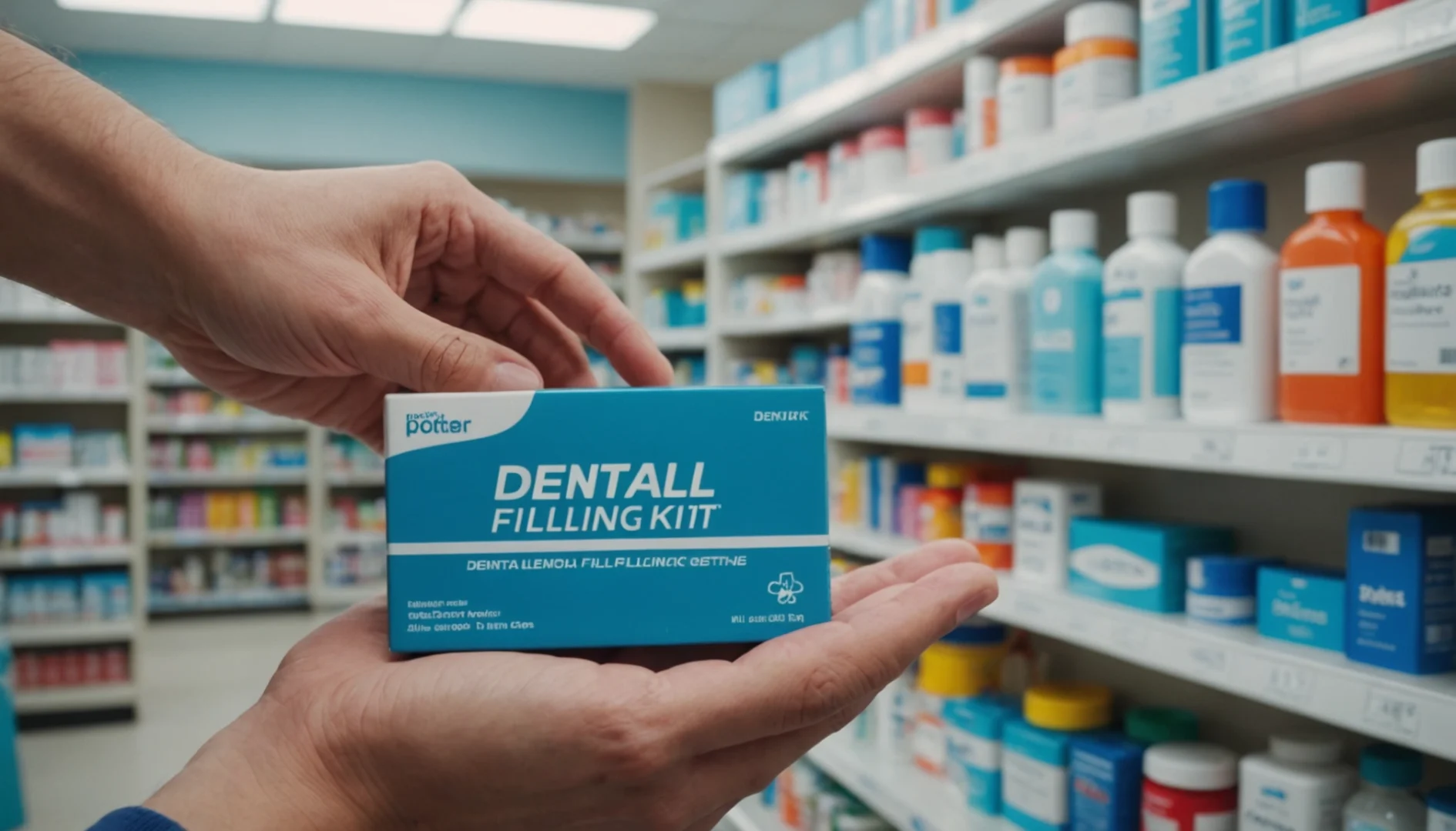 Pansement Dentaire Provisoire Blanc Pour Dents Fragiles, Cariées Ou Trouées