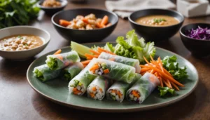 sauce rouleaux de printemps cacahuète