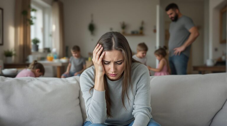 symptome burn out familial