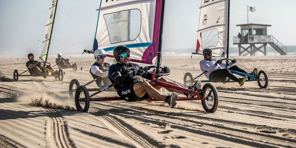 char à voile dangereux