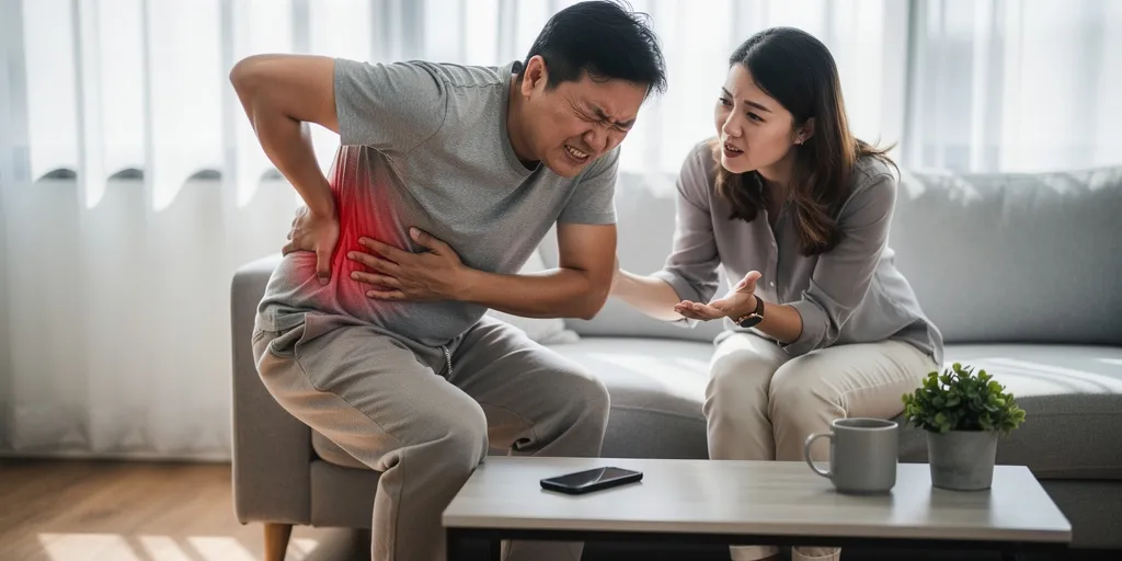 douleur coup de poignard dans le dos