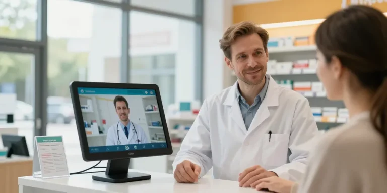 borne de téléconsultation