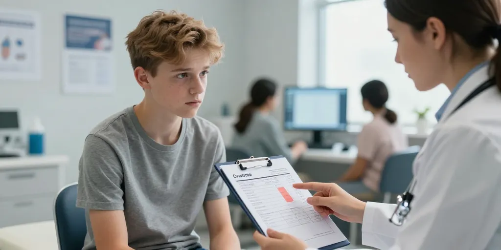 creatinine elevee ado