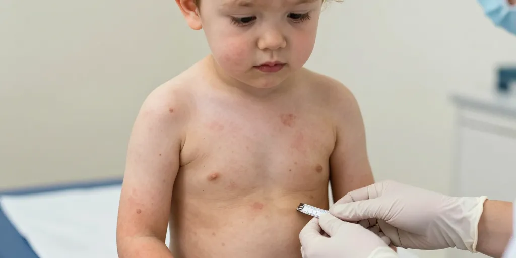 éruption cutanée enfant sans fièvre