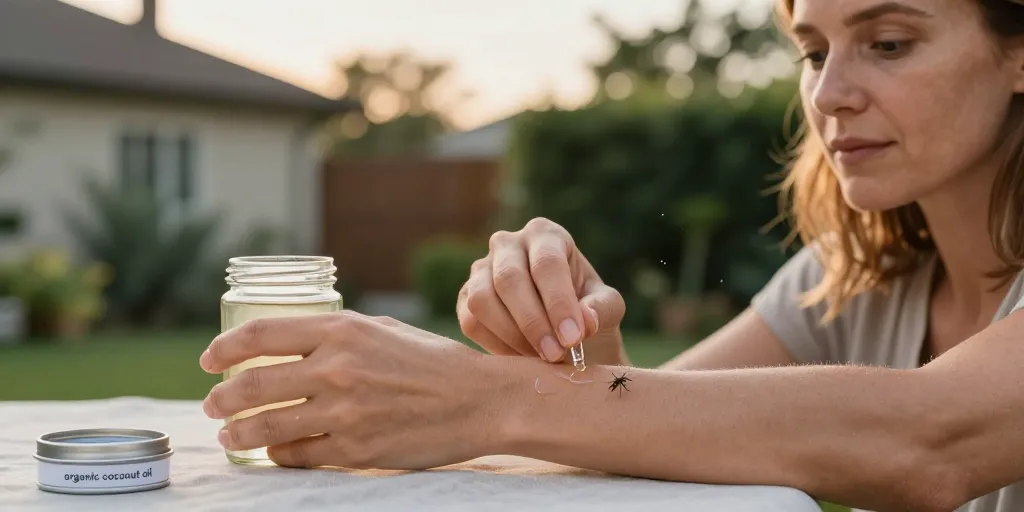huile de coco anti moustique