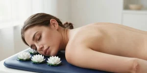 mal au dos tapis de fleurs