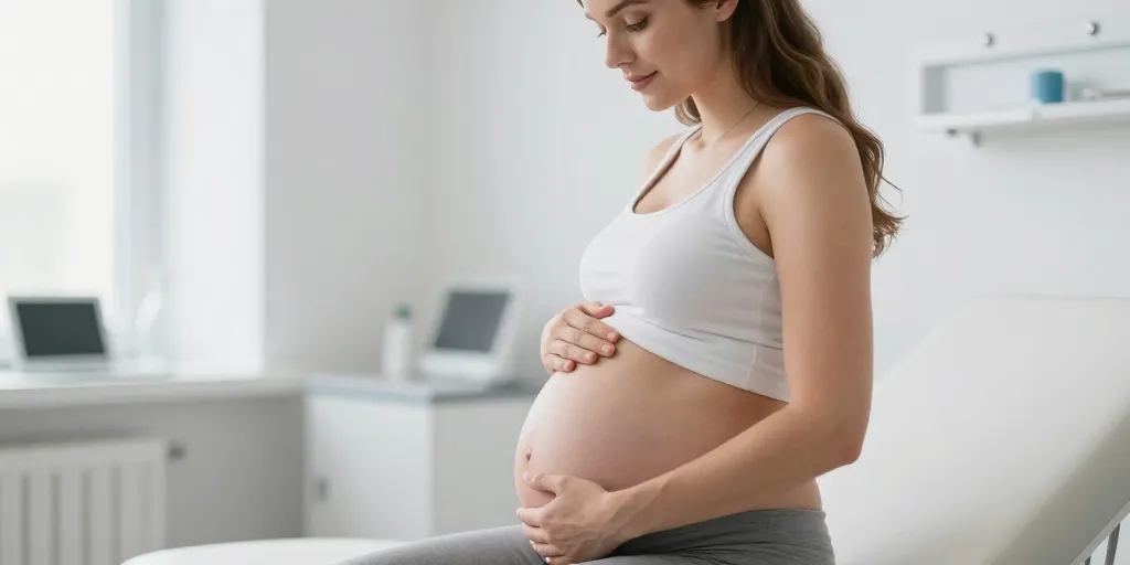 position bébé ventre 7 mois