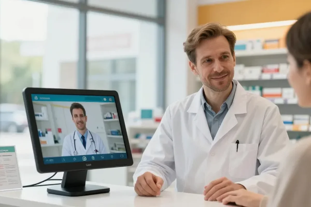 borne de téléconsultation