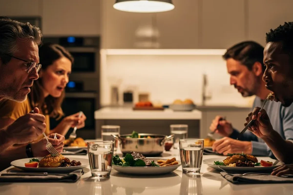 bruit de bouche en mangeant