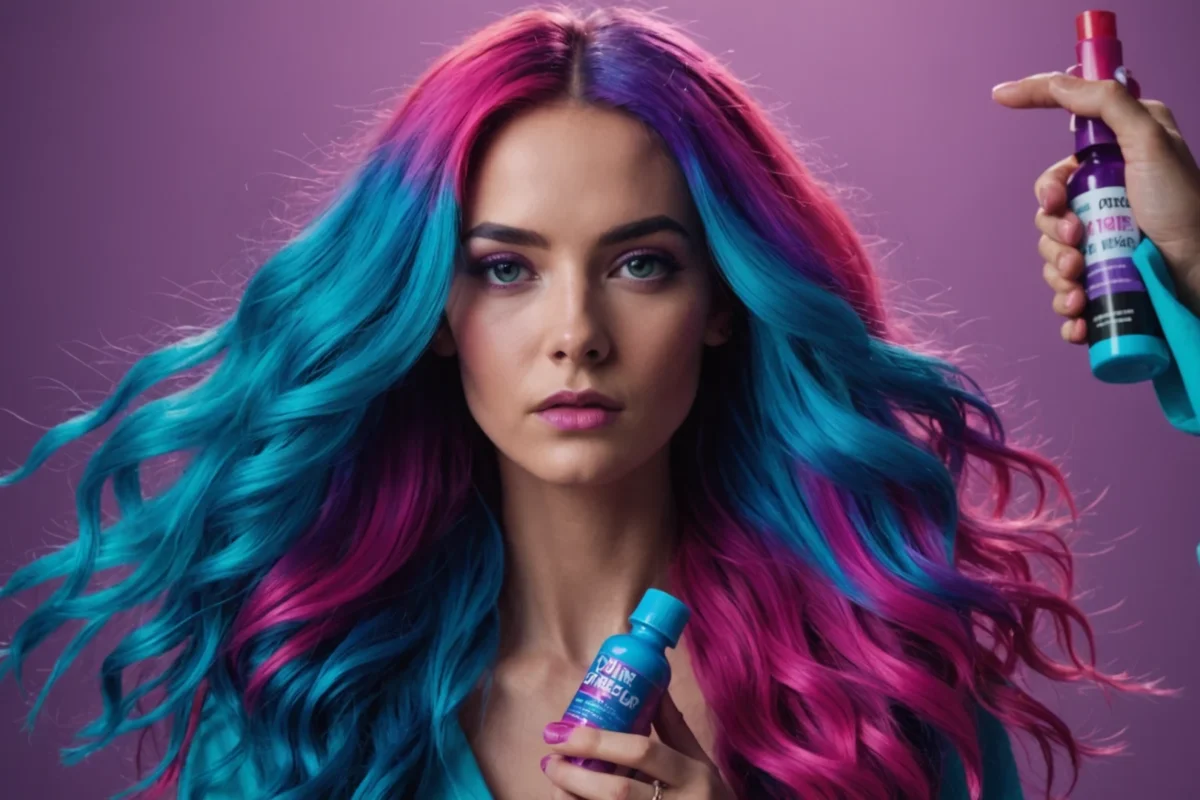 effet bétadine sur cheveux colorés