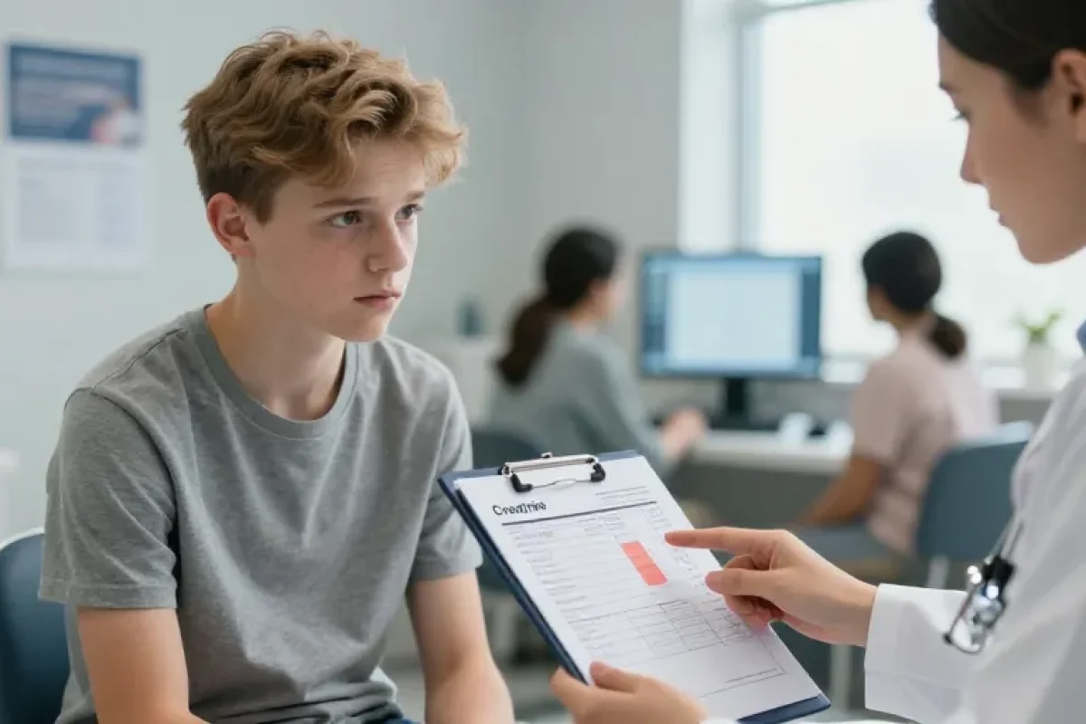 creatinine elevee ado