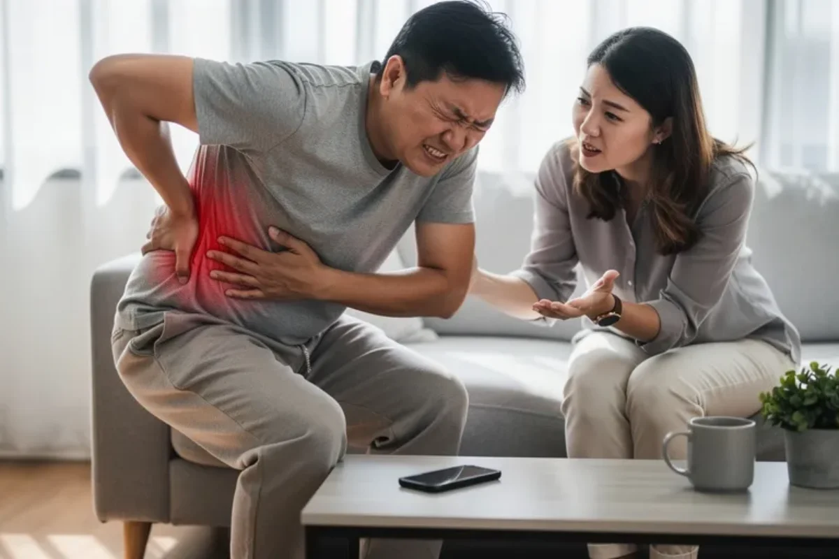 douleur coup de poignard dans le dos