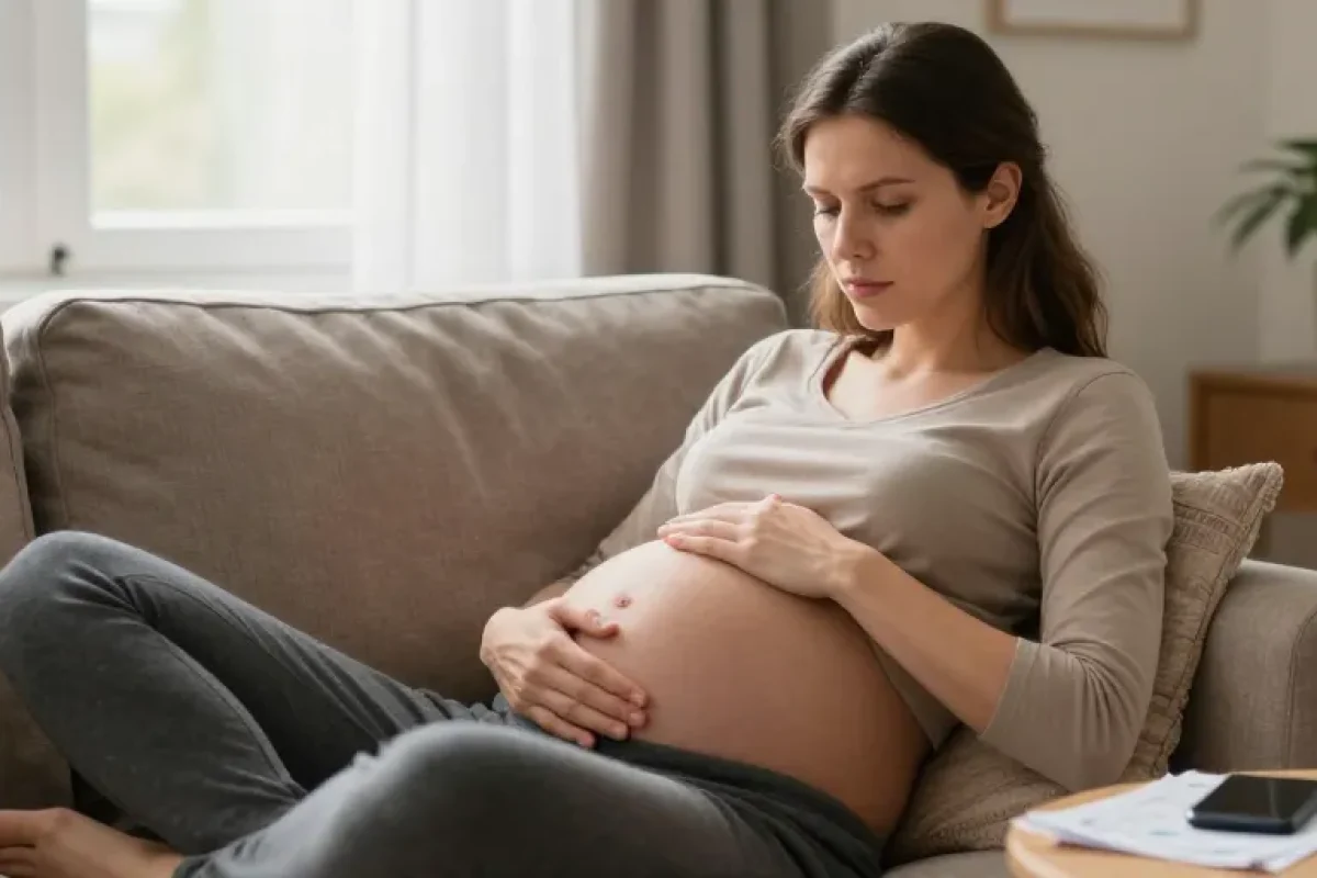 fin de grossesse bébé bouge beaucoup