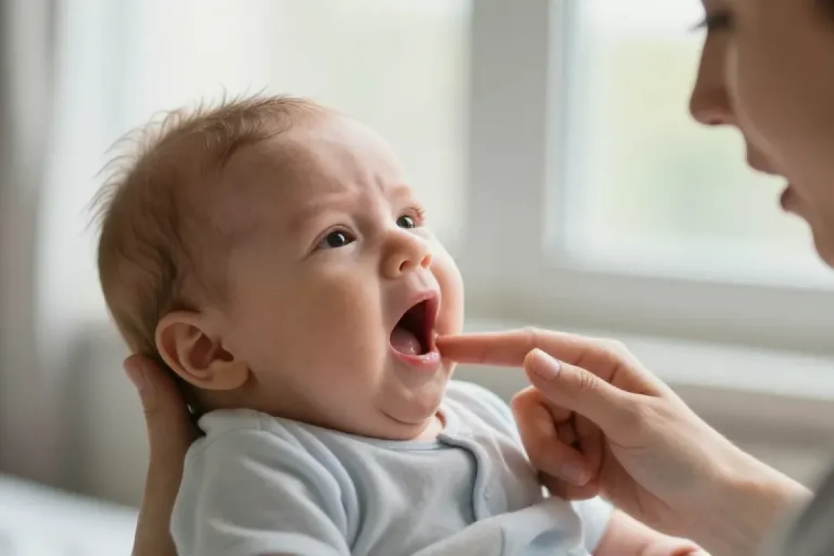 laryngite bébé 1 mois