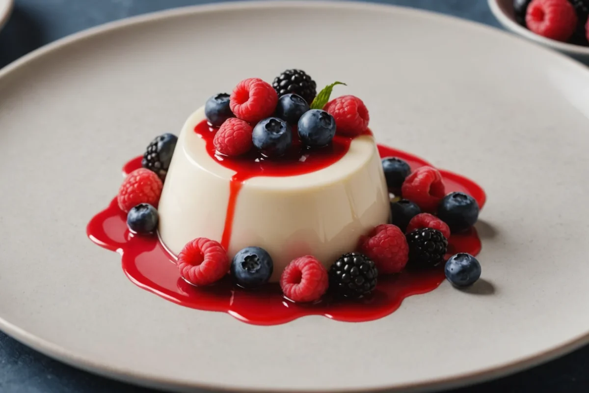 vegan panna cotta