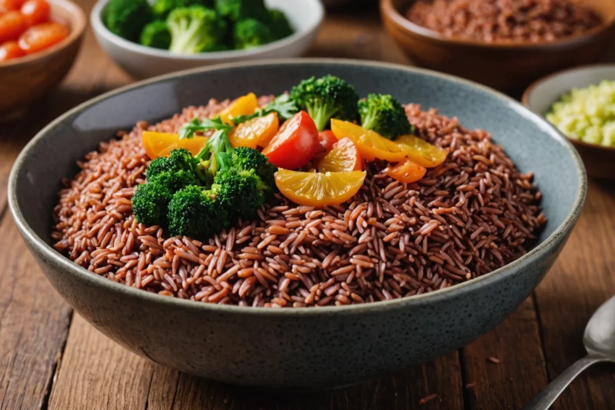 riz rouge recette