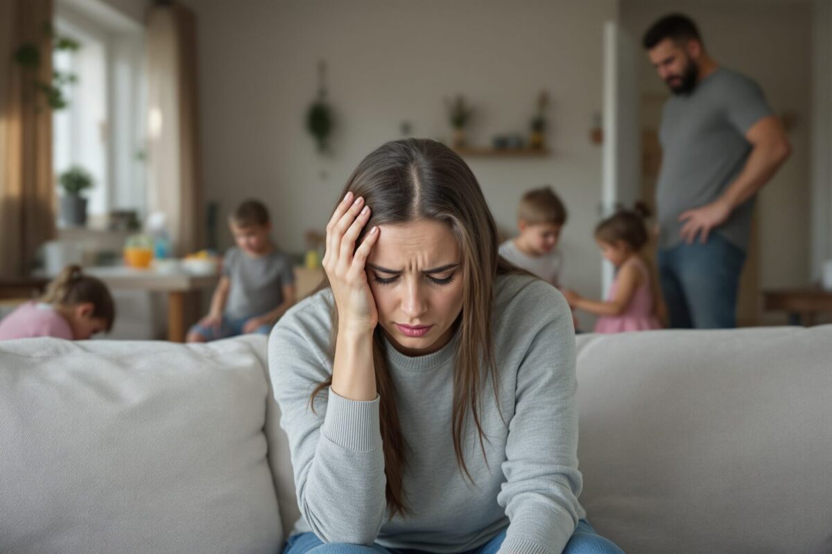 symptome burn out familial